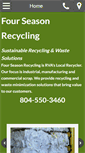 Mobile Screenshot of fourseasonrecycling.com